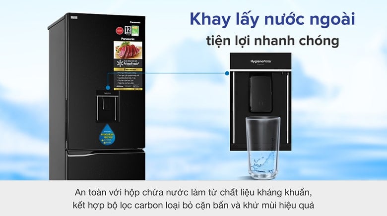 Tủ lạnh Panasonic Inverter 290 lít NR-BV320WKVN - Khay lấy nước ngoài Tủ lạnh Panasonic Inverter 290 lít NR-BV320WKVN - Khay lấy nước ngoài