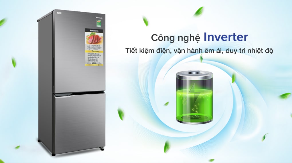 Tủ lạnh Panasonic Inverter 255 lít NR-BV280QSVN - Công nghệ Inverter tiết kiệm điện Tủ lạnh Panasonic Inverter 255 lít NR-BV280QSVN - Công nghệ Inverter tiết kiệm điện