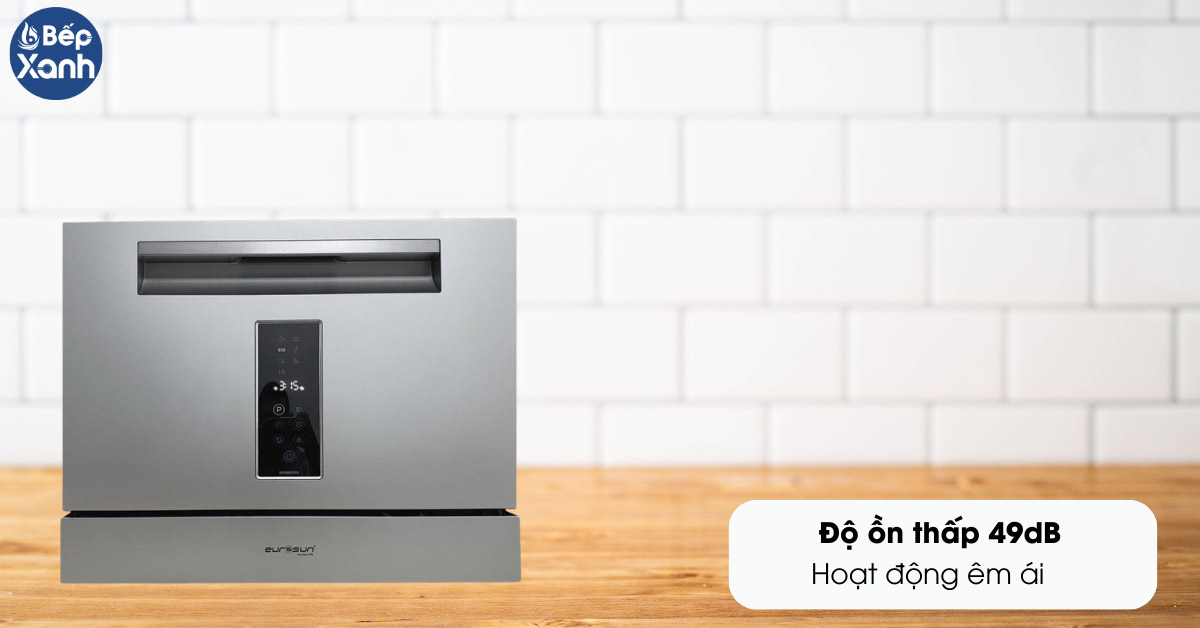 Máy rửa chén Eurosun SKS55E07EU độ ồn thấp 49dB
