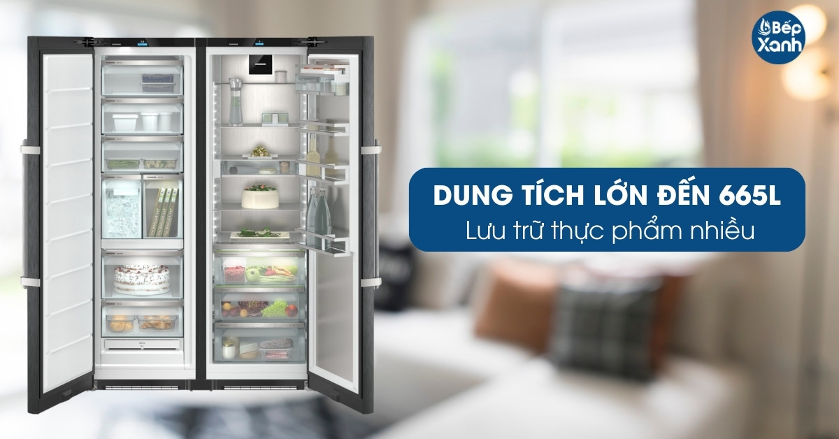 Tủ lạnh 665 lít Liebherr XRFbs 5295 dung tích lớn