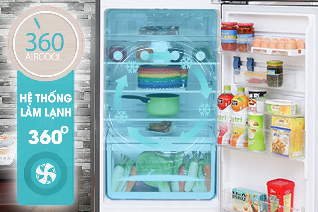 Hệ thống làm lạnh 360 độ mang hơi lạnh tỏa đều