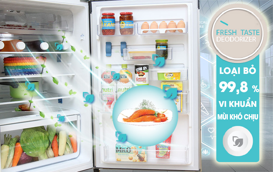 FreshTaste loại bỏ mùi hôi và vi khuẩn