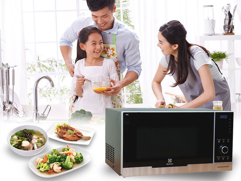 Lò vi sóng Electrolux EMS3085X 30 lít Lò vi sóng Electrolux EMS3085X 30 lít