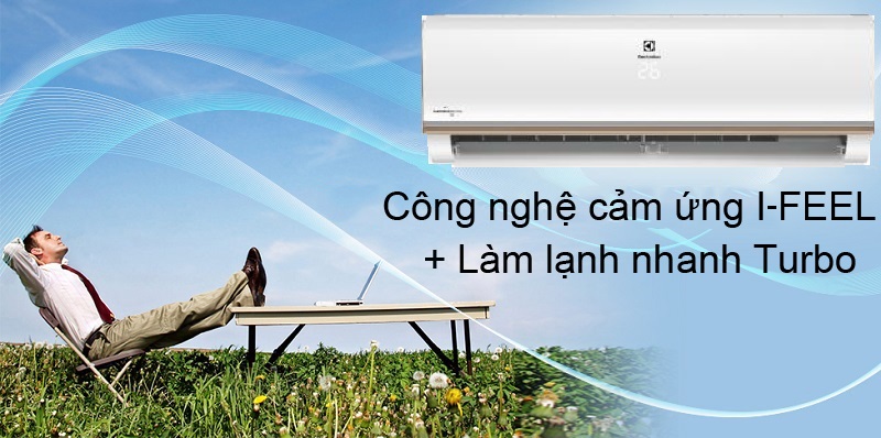 I-Feel & Turbo - Máy lạnh Electrolux Inverter 1 HP ESV09CRO-A1