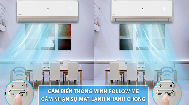 Tích hợp cảm biến I feel - Máy lạnh Electrolux Inverter 2 HP ESV18CRR-C2
