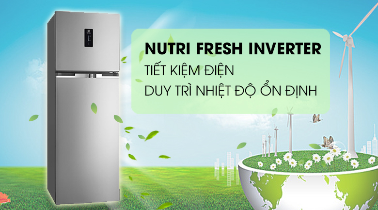 Tủ lạnh Electrolux Inverter 349 lít ETE3500AG