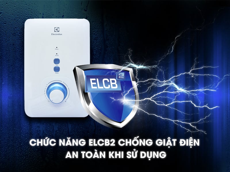 Chức năng chống giật ELCB đảm bảo an toàn cho người sử dụng