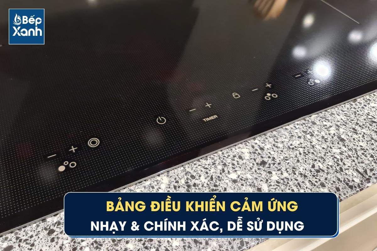 Bảng điều khiển cảm ứng của bếp MH 03IR N