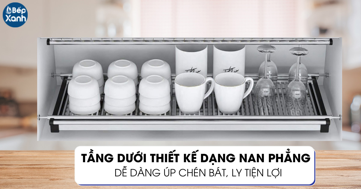 Giá bát cố định Eurogold EP180 tầng dưới