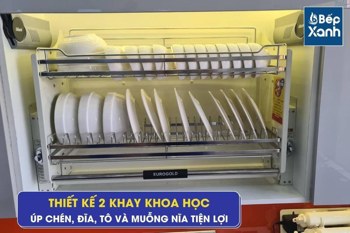 Giá bát Eurogold EVI170 có 2 tầng