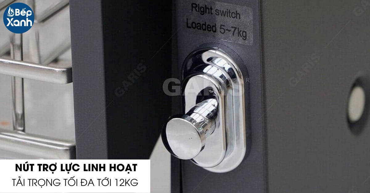 Giá bát đĩa nâng hạ Garis GL06.80C nút trợ lực linh hoạt