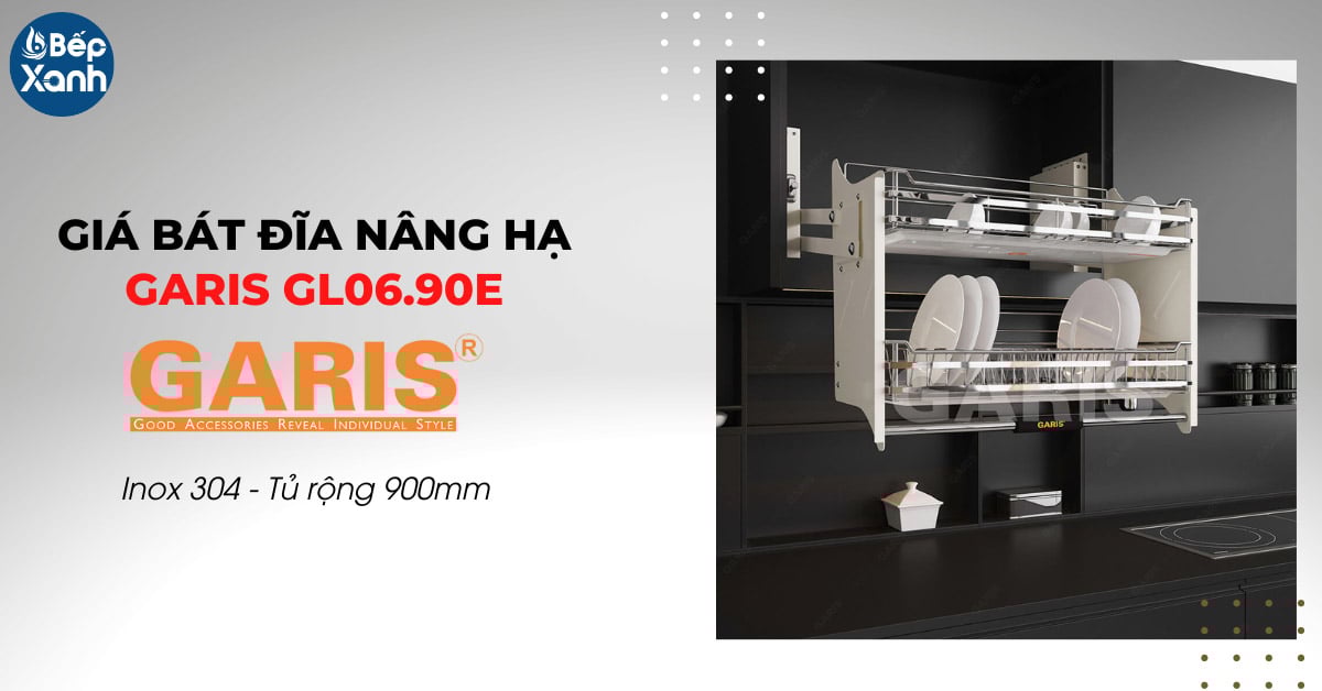 giá bát đĩa nâng hạ Garis GL06.90E