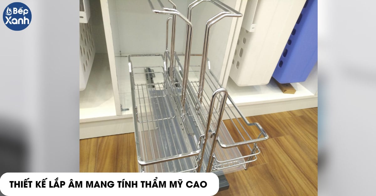 Kệ để chất tẩy rửa Garis BT02.350 thiết kế hiện đại