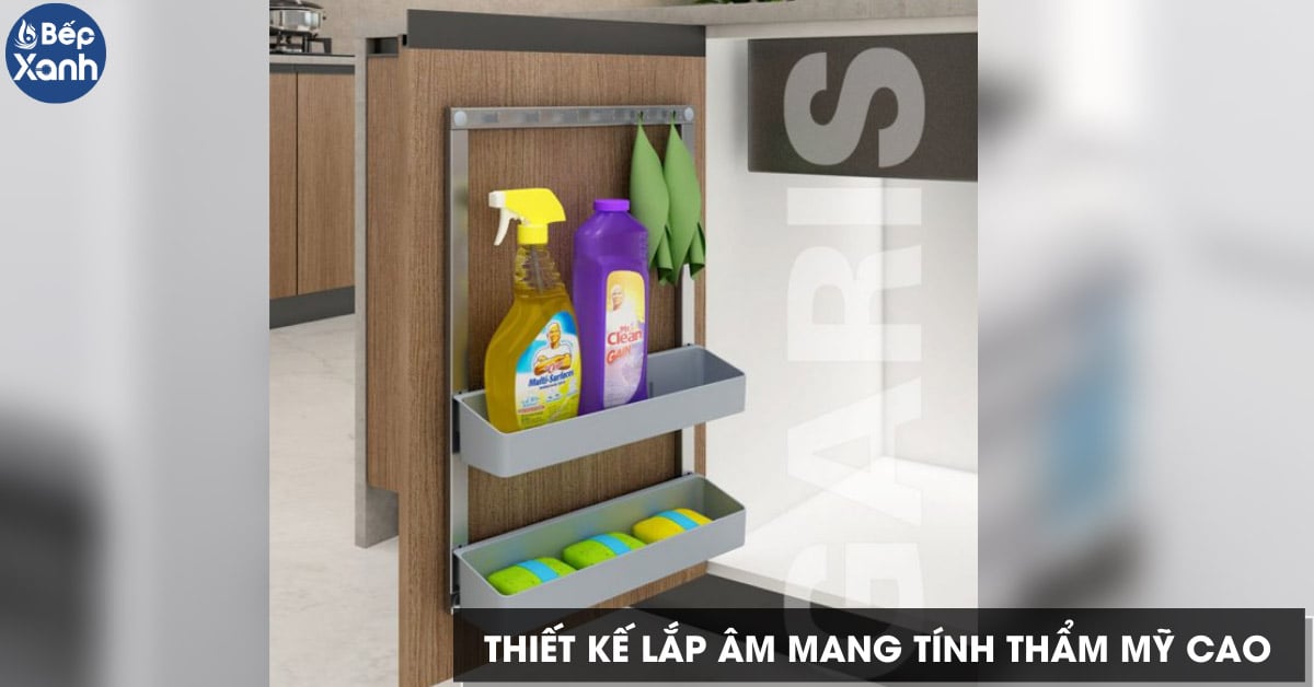 Kệ đựng chai lọ tẩy rửa Garis MU05.40 thiết kế kiểu dáng sang trọng