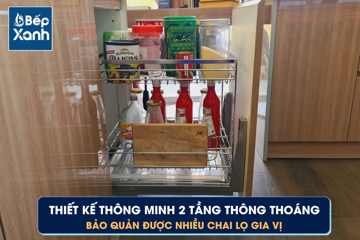 Giá gia vị 2 tầng Eurogold EP35B