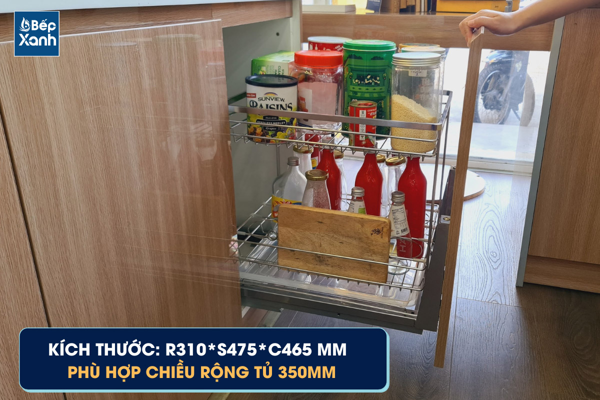 Kích thước giá gia vị Eurogold EP35B