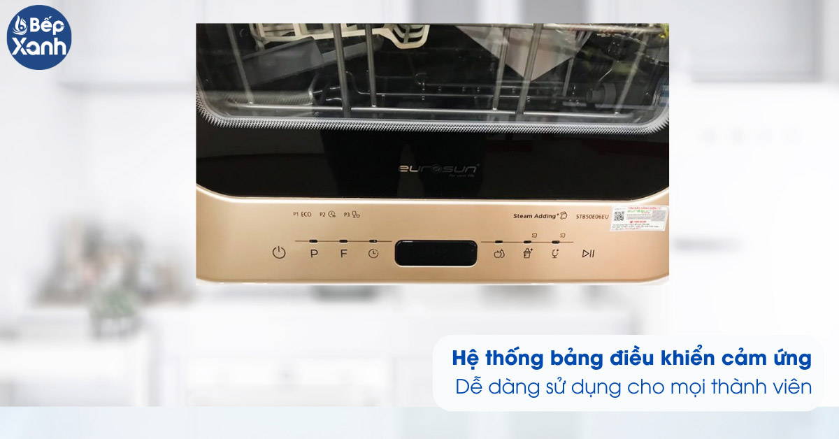 Máy rửa bát Eurosun STB50E06EU bảng điều khiển cảm ứng