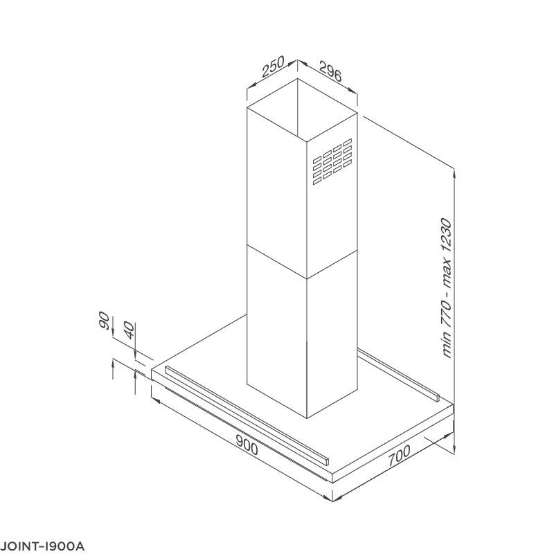 MÃ¡y hÃºt khá»­ mÃ¹i Äáº£o JOINT-I900A