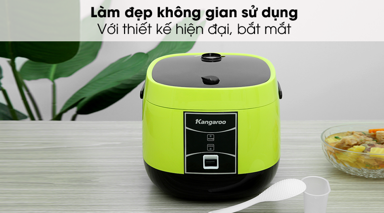 Đẹp mắt - Nồi cơm nắp gài Kangaroo KG22R1 2.2 lít