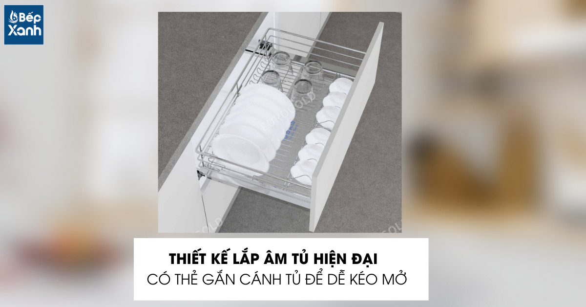 Lắp âm tủ dưới tiết kiệm diện tích hơn