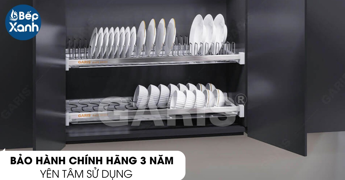 Kệ chén cố định Garis GB04.90E chính sách bảo hành