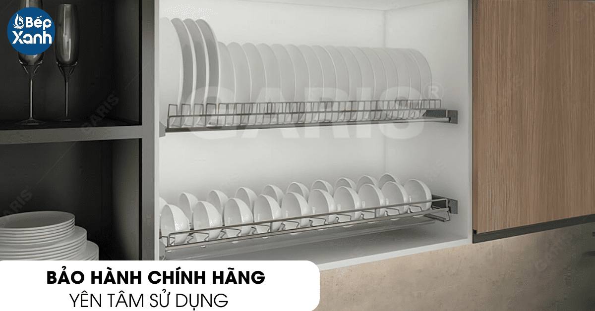 Kệ bát đĩa cố định Garis MB04.90E chính sách bảo hành