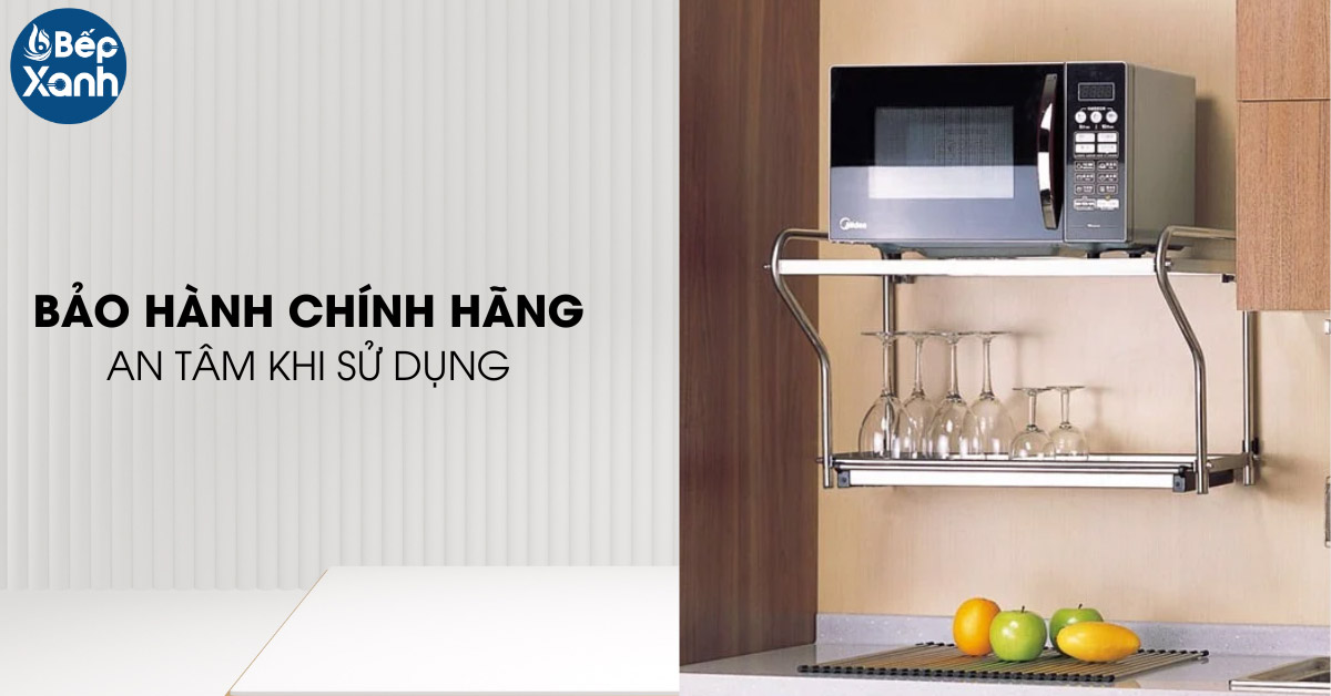 Kệ để lò vi sóng kết hợp đựng ly Eurogold EU0560 chính sách bảo hành