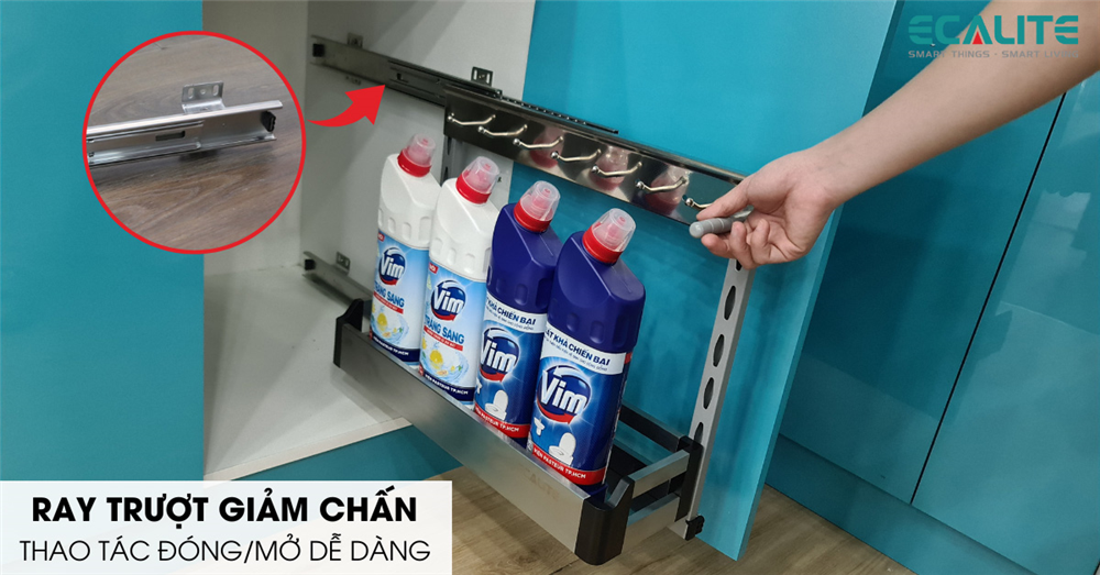 Trang bị ray trượt giảm chấn Trang bị ray trượt giảm chấn