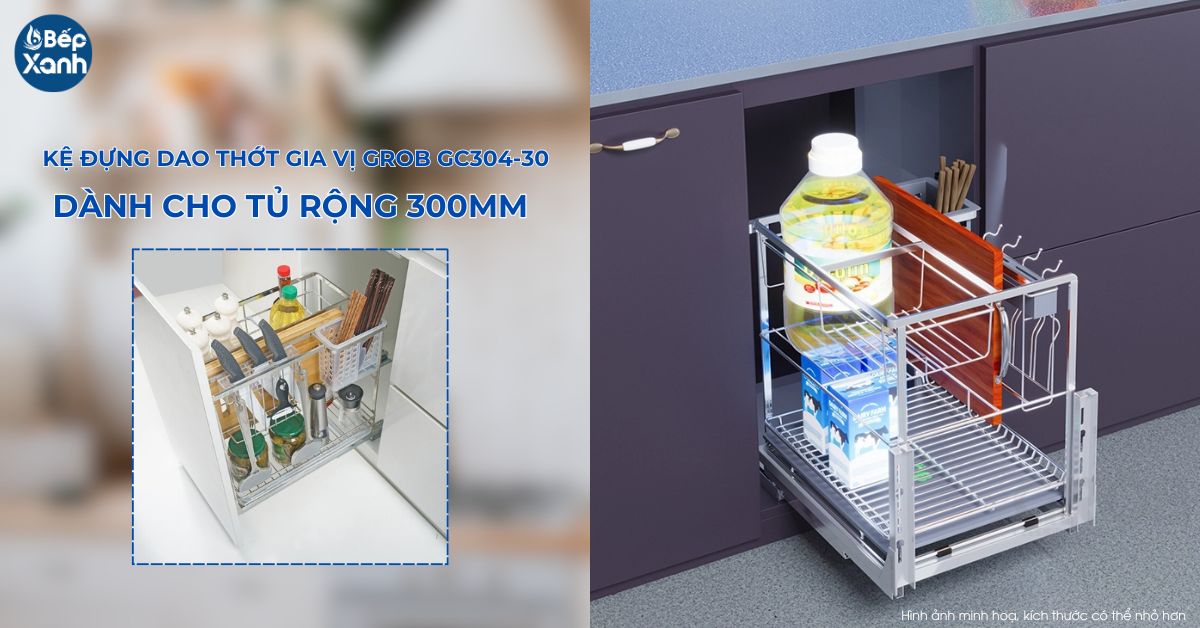 Kệ đựng dao thớt Grob GC304-30