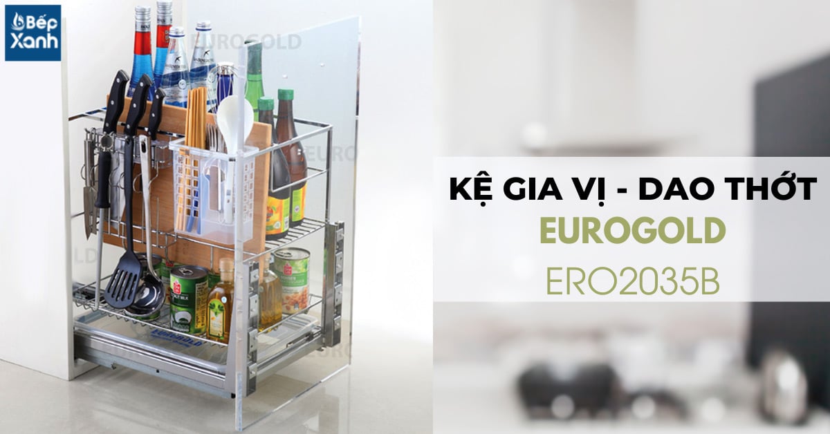 Kệ gia vị dạng nan vuồng Eurogold ERO2035B Kệ gia vị dạng nan vuồng Eurogold ERO2035B