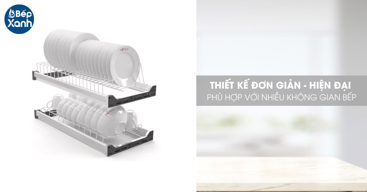 Kệ chén cố định Hafele Presto 700mm 544.40.011 kiểu dáng