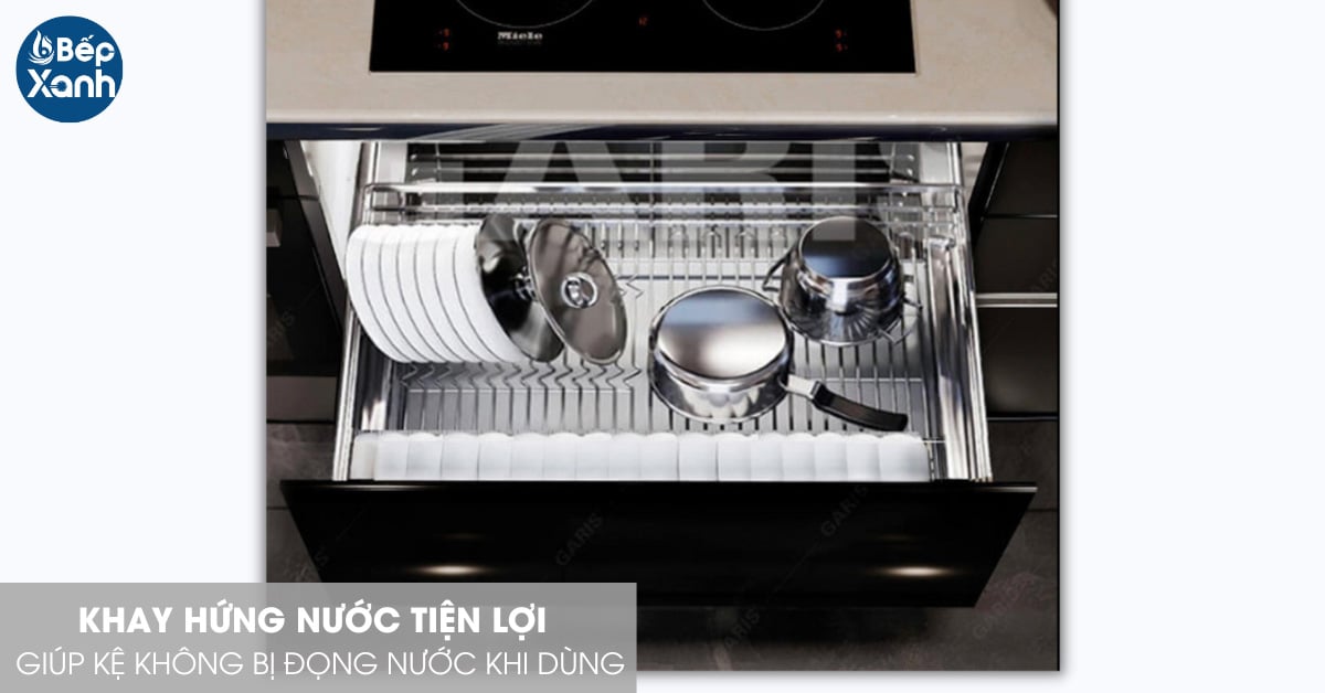 Trang bị khay hứng nước tiện lợi Trang bị khay hứng nước tiện lợi