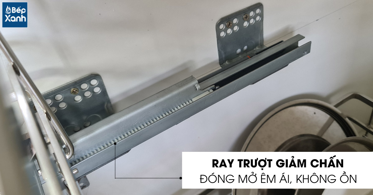 Ray giảm chấn kệ chén đĩa EG6280