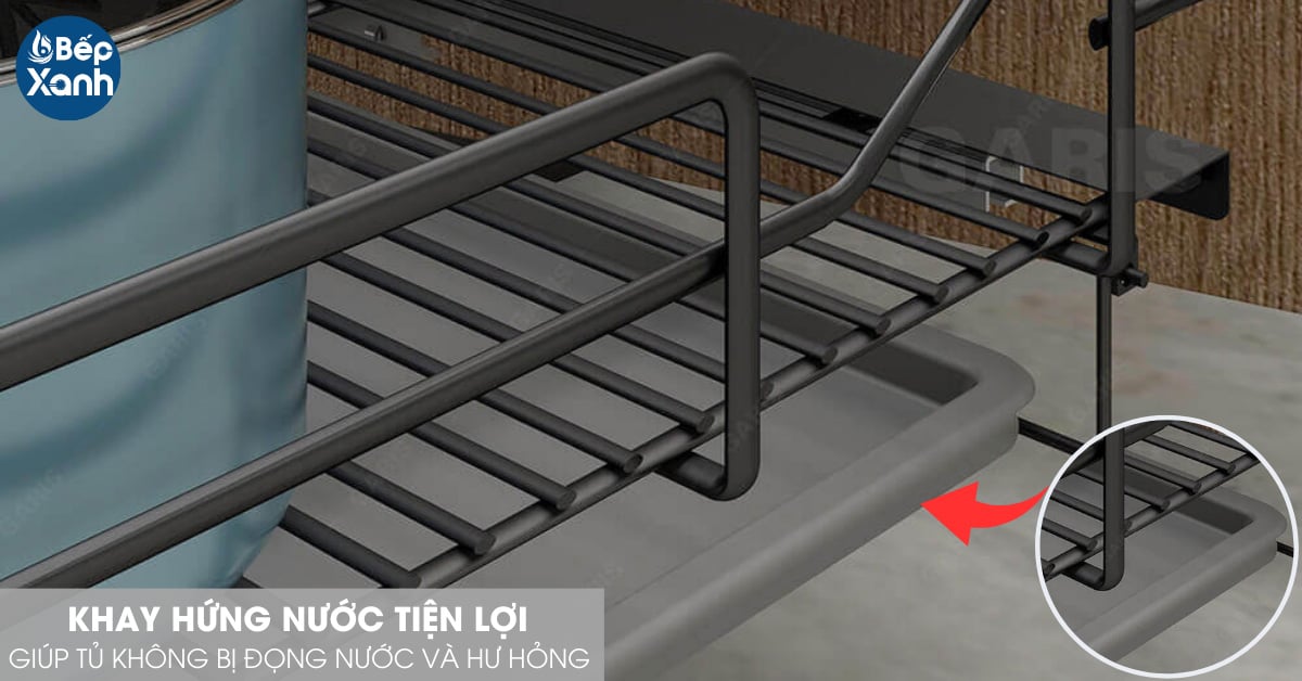 Khay hứng nước tiện lợi và chắc chắn Khay hứng nước tiện lợi và chắc chắn