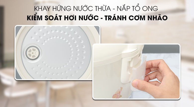 Khay hứng nước - Nồi cơm điện nắp gài Kangaroo 1.8 lít KG18RC3