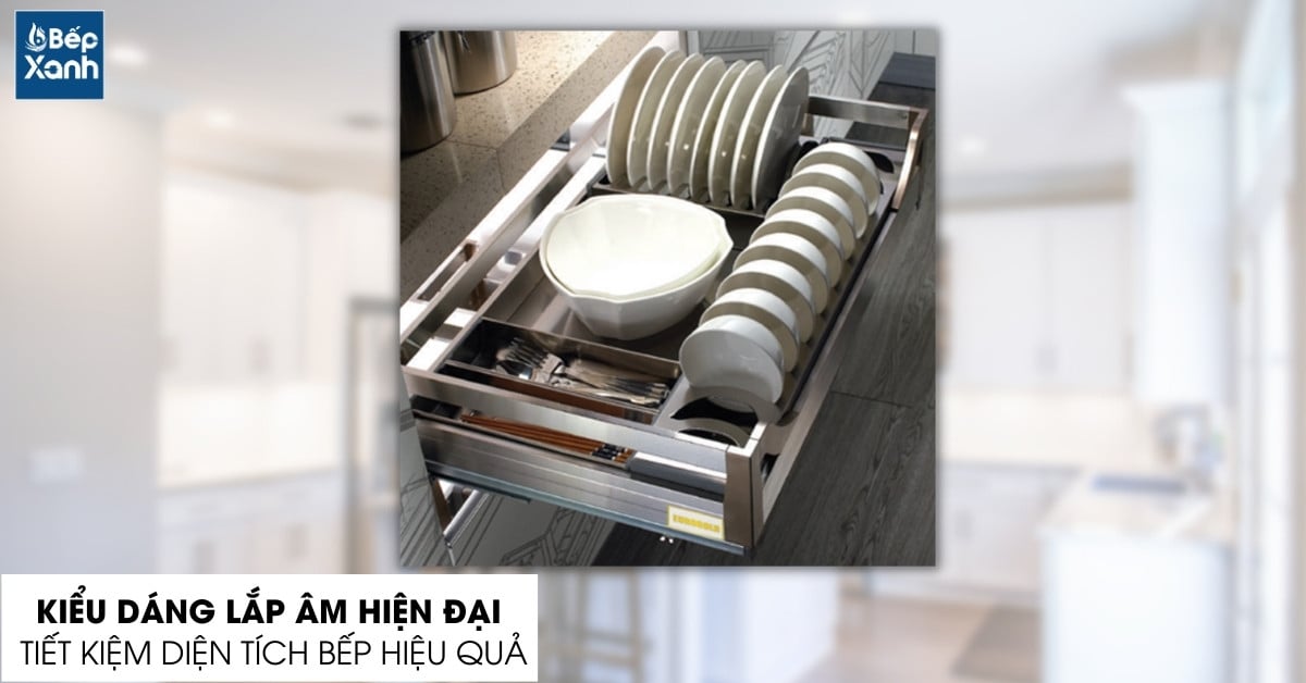 Thiết kế lắp âm tủ tối ưu không gian bếp