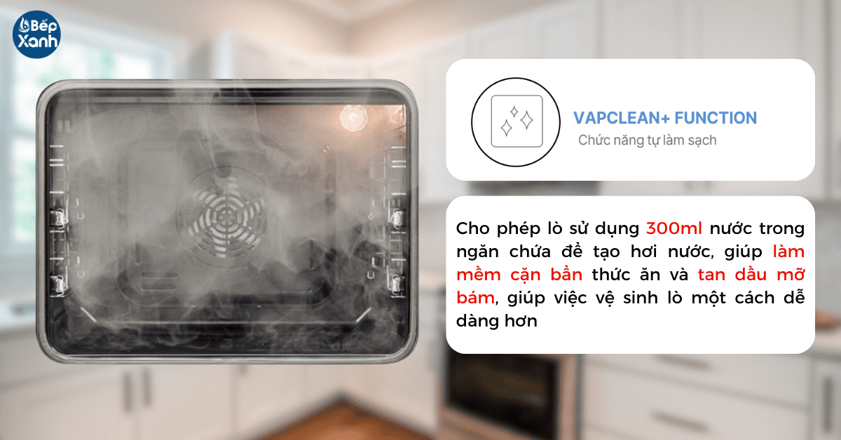 chức năng tự làm sạch VapClean+