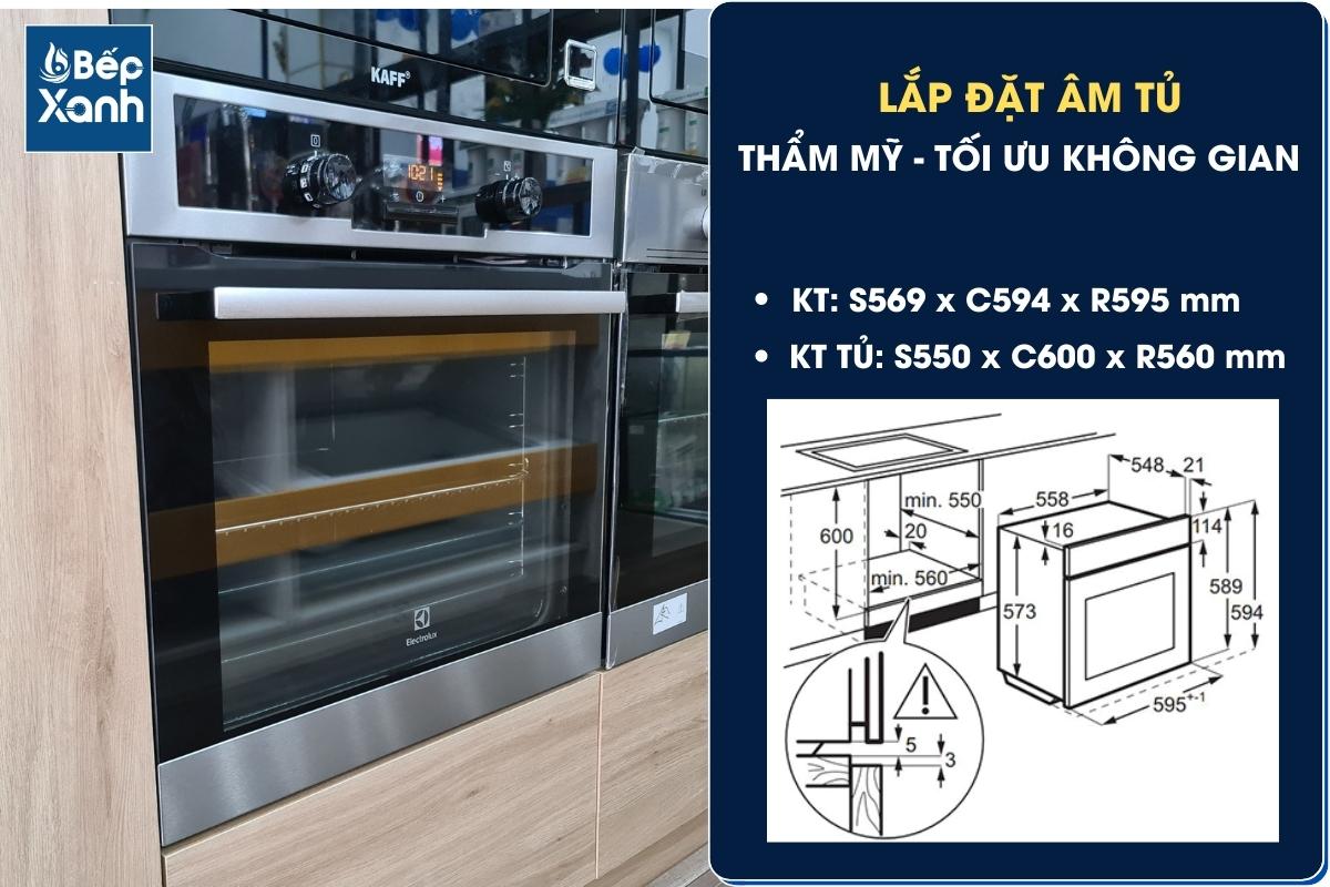 Lò nướng EOC5400AOX lắp âm tủ