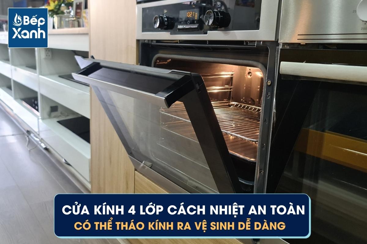 Cửa kính lò EOC5400AOX cách nhiệt tốt