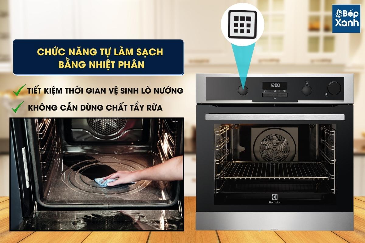 Chức năng nhiệt phân tự làm sạch