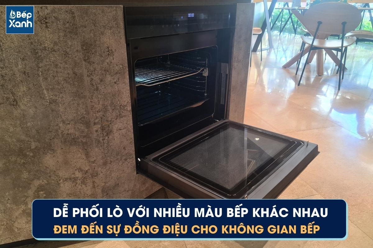 Dễ phối lò với nhiều nền bếp