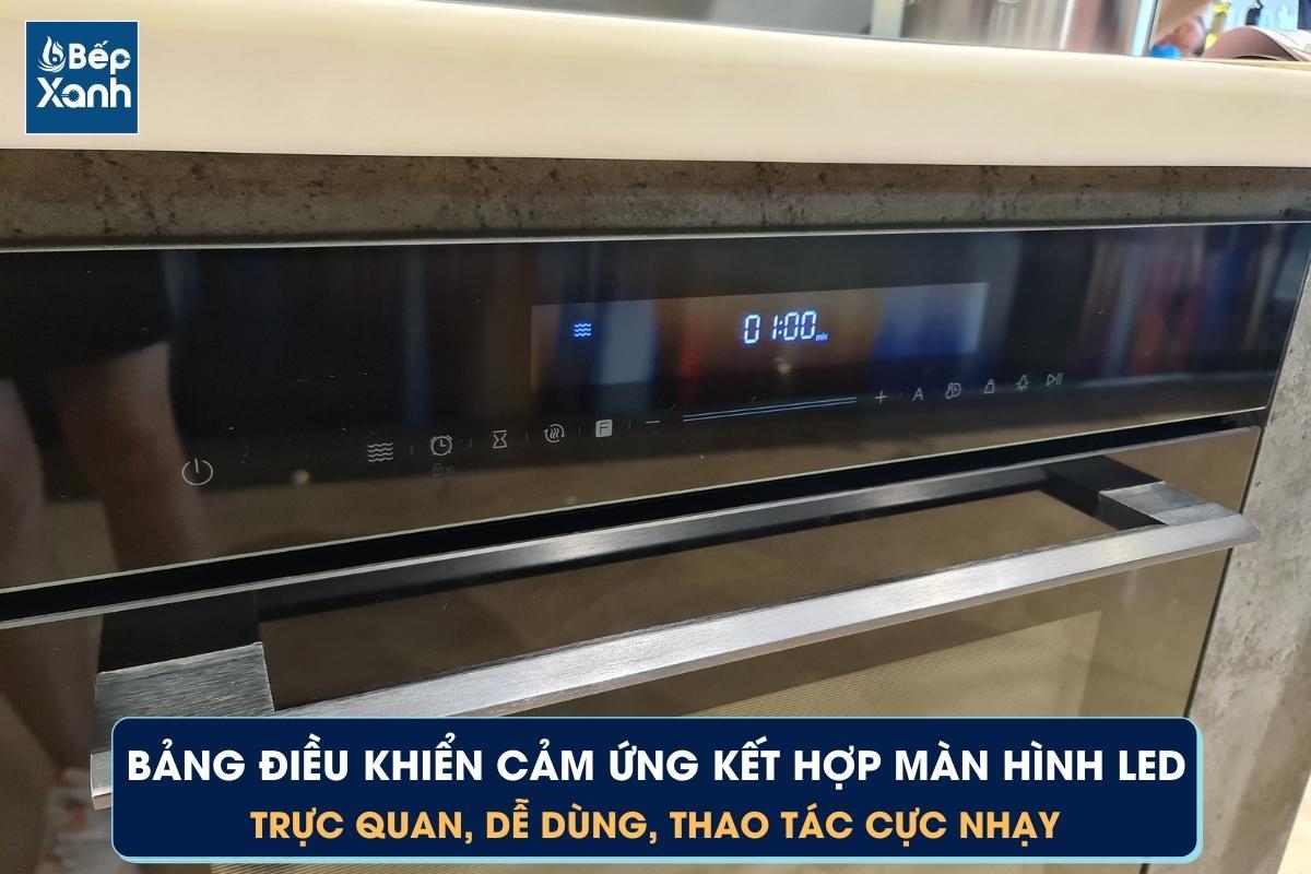 Bảng điều khiển lò nướng kết hợp vi sóng Malloca MOV-72 CB