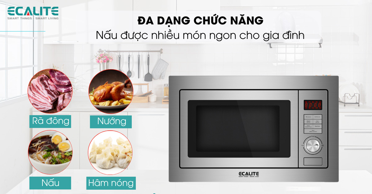 Các chức năng có trên lò EMW-2560JS của Ecalite
