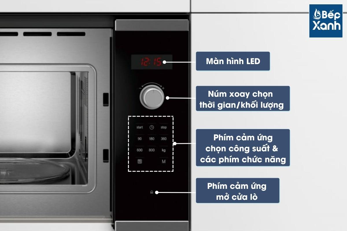 Bảng điều khiển lò vi sóng Bosch HMH.BFL523MS0H