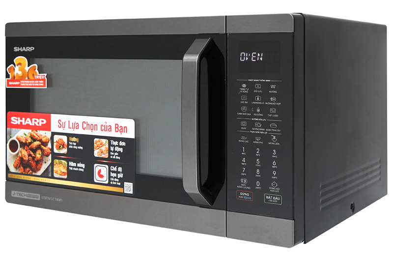 Thiết kế đẹp - Lò vi sóng Sharp R-C932XVN-BST Thiết kế - Lò vi sóng Sharp R-C932XVN-BST