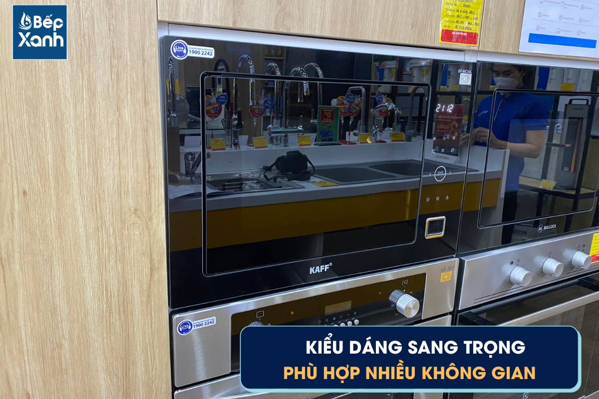 Lò vi sóng Kaff KF-MC34L có kiểu dáng sang trọng