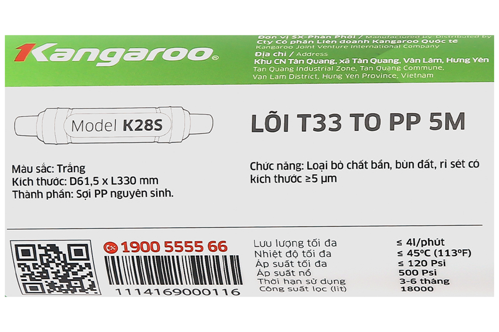 lõi lọc số 1 hydrogen