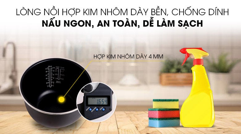 Lòng nồi - Nồi cơm cao tần Midea MB-HS5008 1.8 lít Lòng nồi - Nồi cơm cao tần Midea MB-HS5008 1.8 lít