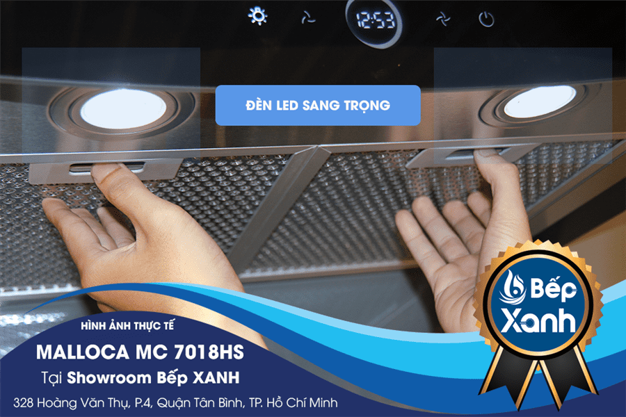 Malloca MC 7018HS dễ tháo lắp