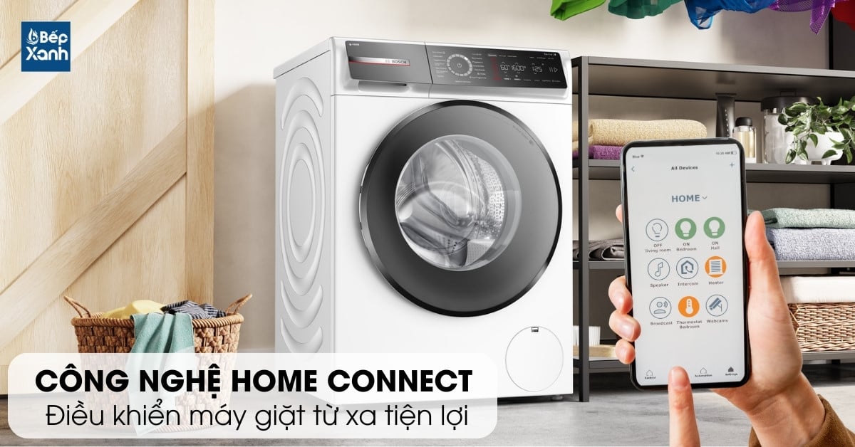 Máy giặt Bosch WGB256A40 điều khiển từ xa thông minh